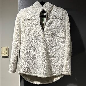 GreenTea Cream Teddy Jacket